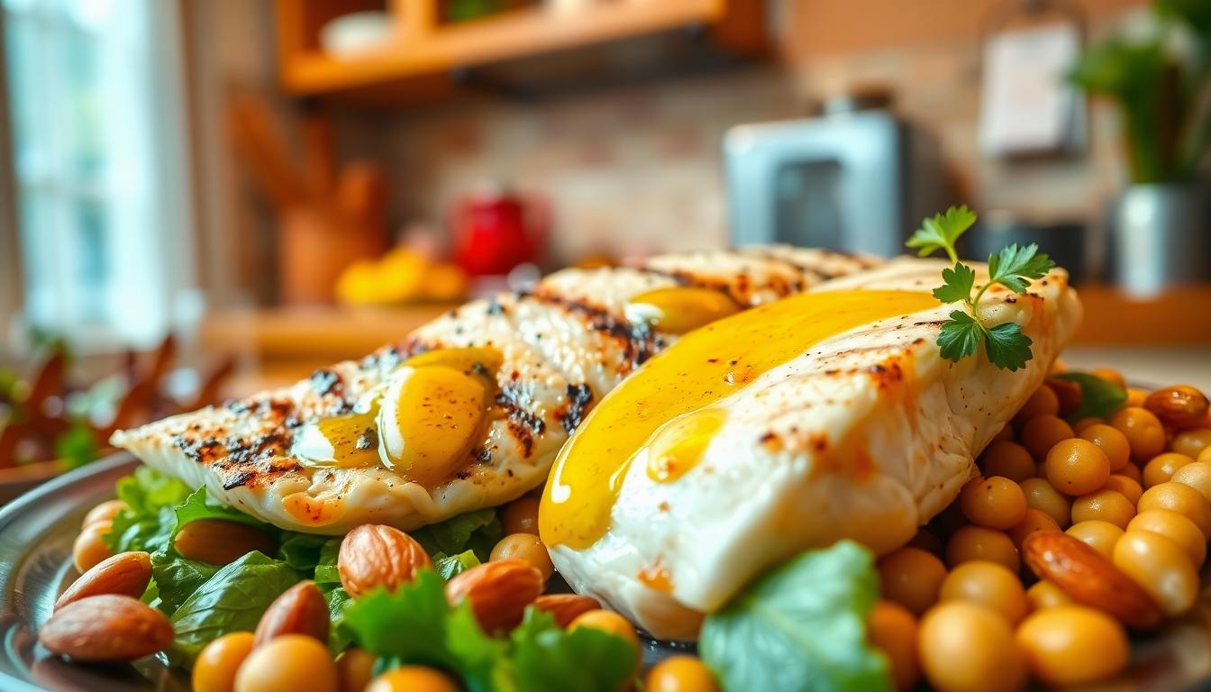 প্রোটিন ও স্বাস্থ্যকর ফ্যাটে পরিপূর্ণ প্লেট